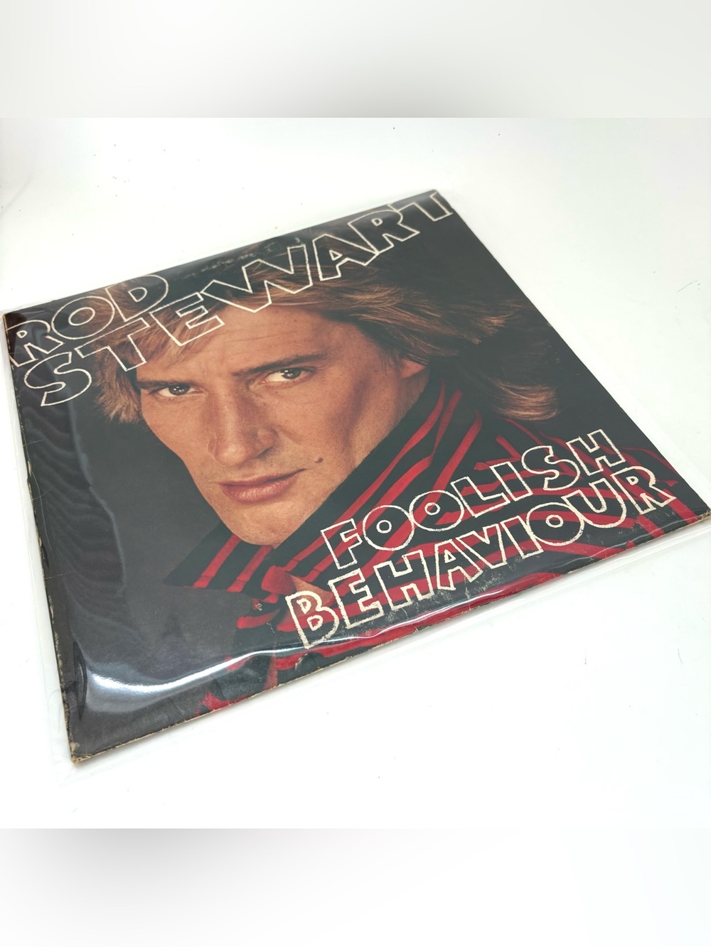 ROD STEWART FOOLISH BEHAVIOR 12" LP VINYL RECORD WARNER 1980 HS3485